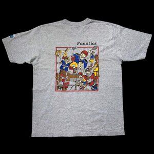 90s Vintage Fan 590 “Fanatics” Sports Radio T-shirt Toronto News Talk Cartoon